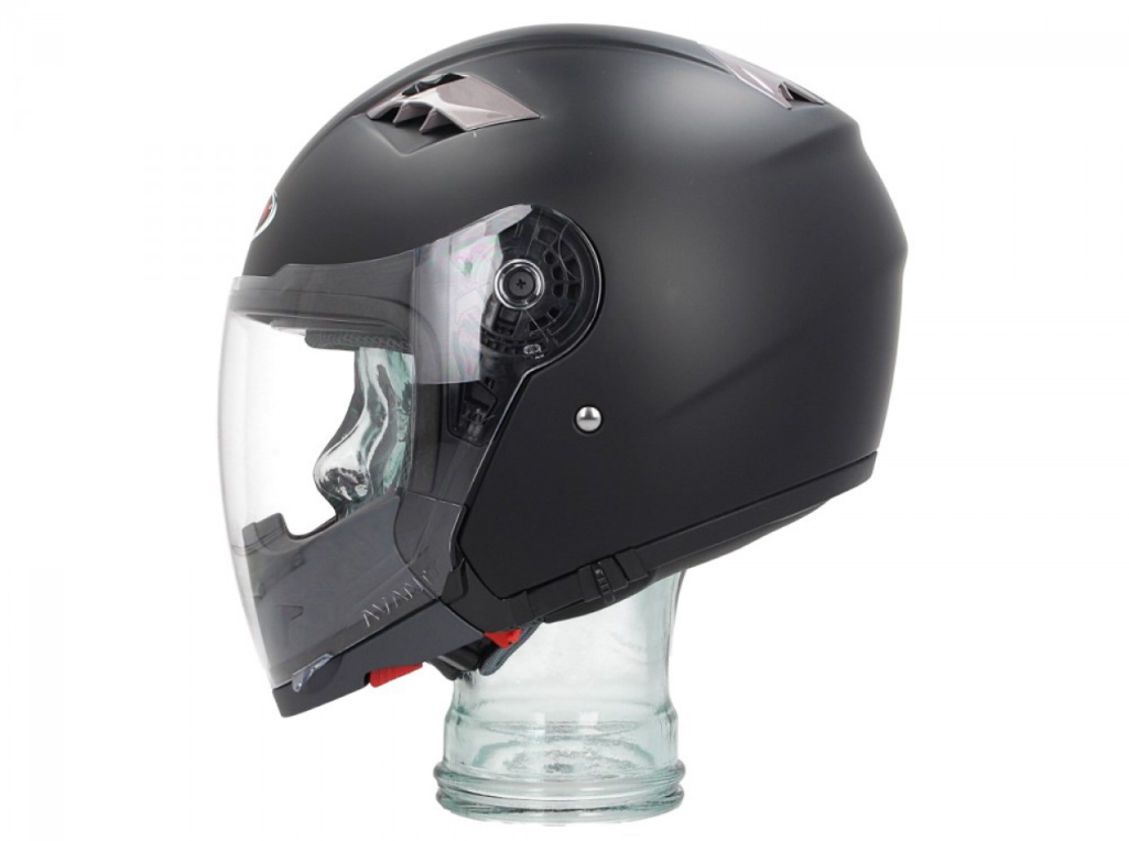 Casco modulare Shiro, SH414, sistema, nero opaco