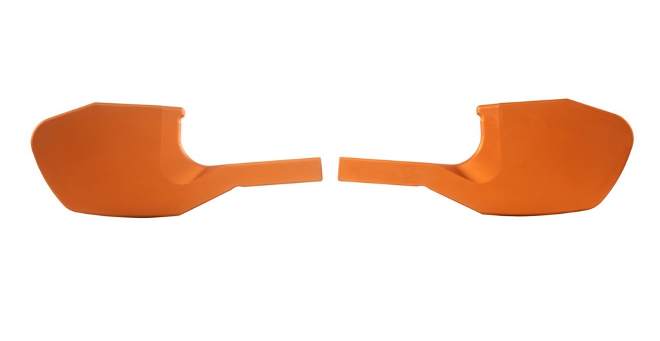 Adattatore poggiapiedi passeggero per Vespa GTS/​GTS Super/​GTV/​GT 60/​GT/​GT L 125-300ccm, arancione opaco