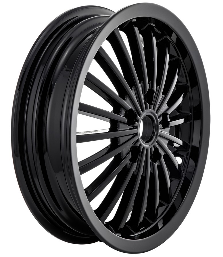 Cerchio anteriore/posteriore Vespa GTS/​GTS Super/​GTV/​GT 60/​GT/​GT L 125-300ccm, nero lucido