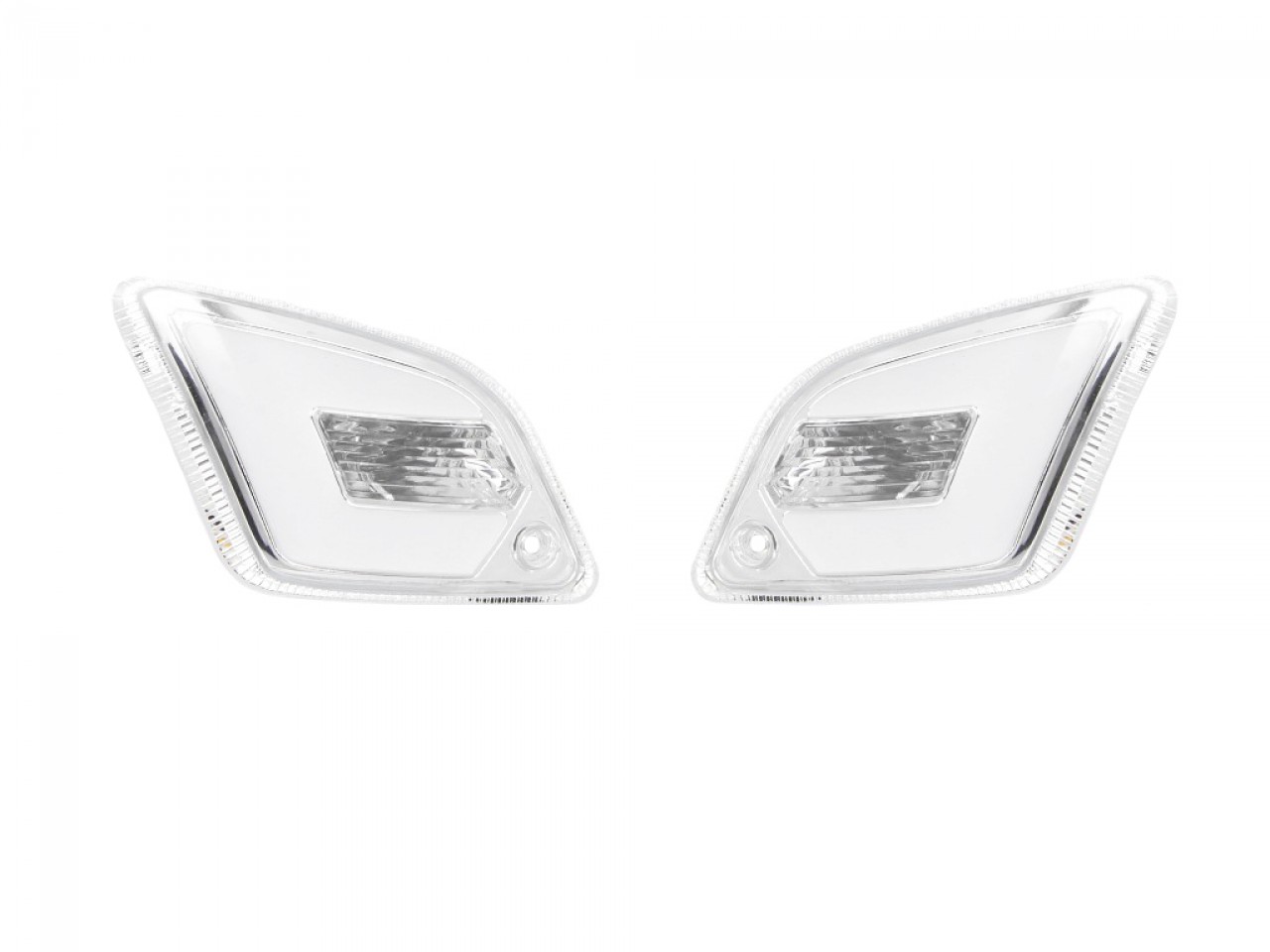 Kit frecce a LED posteriori, trasparenti per Vespa GT, GTL, GTV, GTS 125-300 (2014-2018)