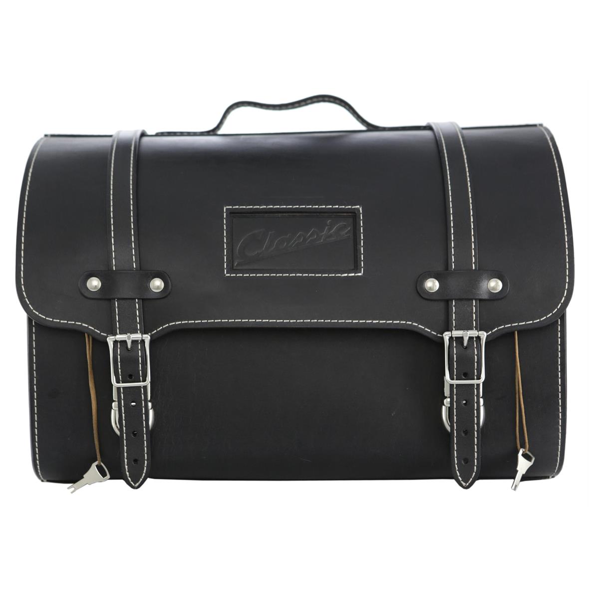 Custodia in pelle "Classic" per Vespa - nera