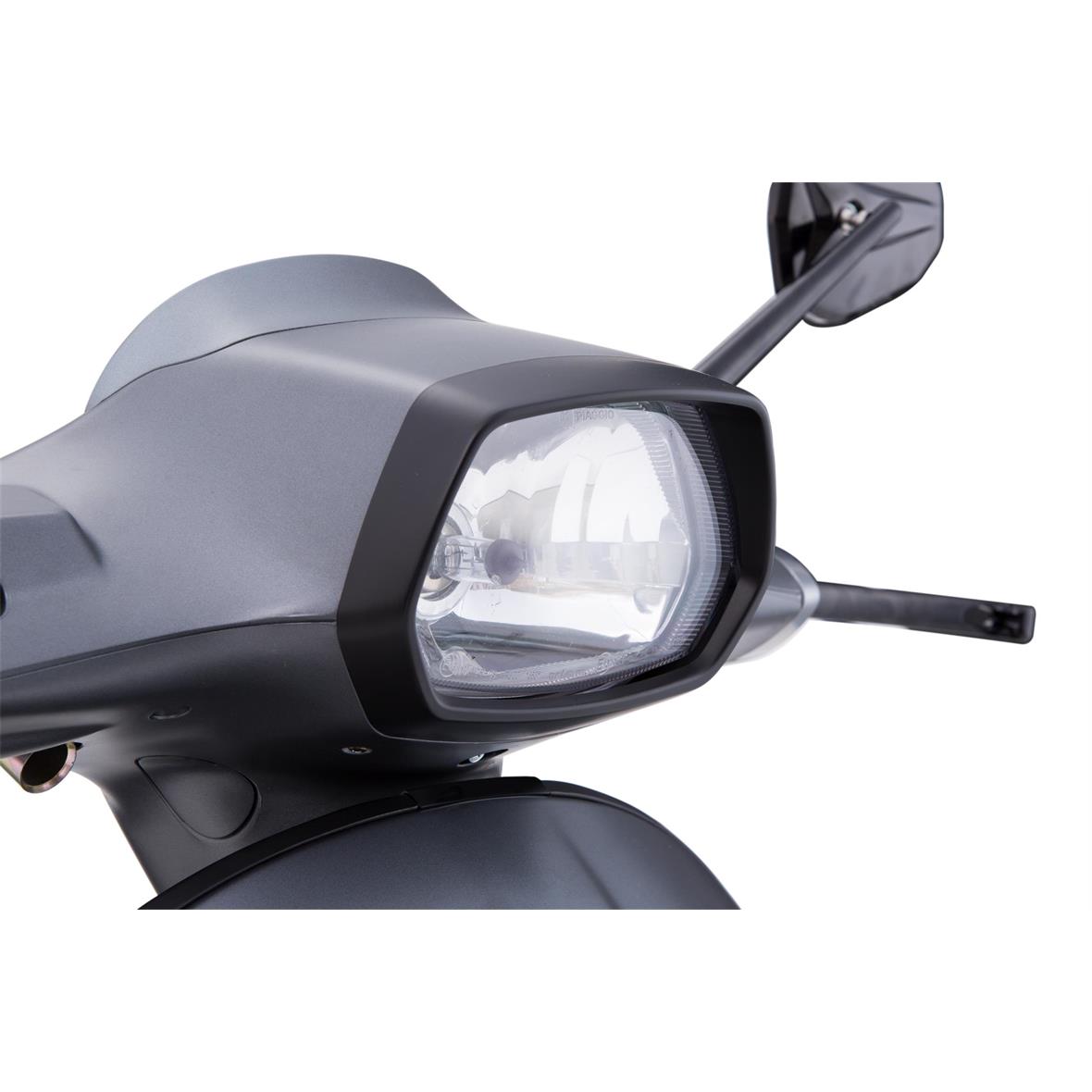 Anello faro nero opaco per Vespa Sprint 50-150ccm 2T/​4T ('13-'18)