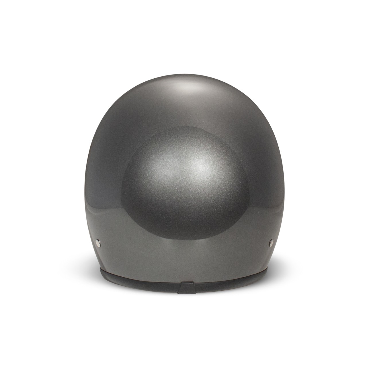 Casco jet DMD Retro, grigio lucido, Metallic Grey, fibra di vetro, ECE 22.06