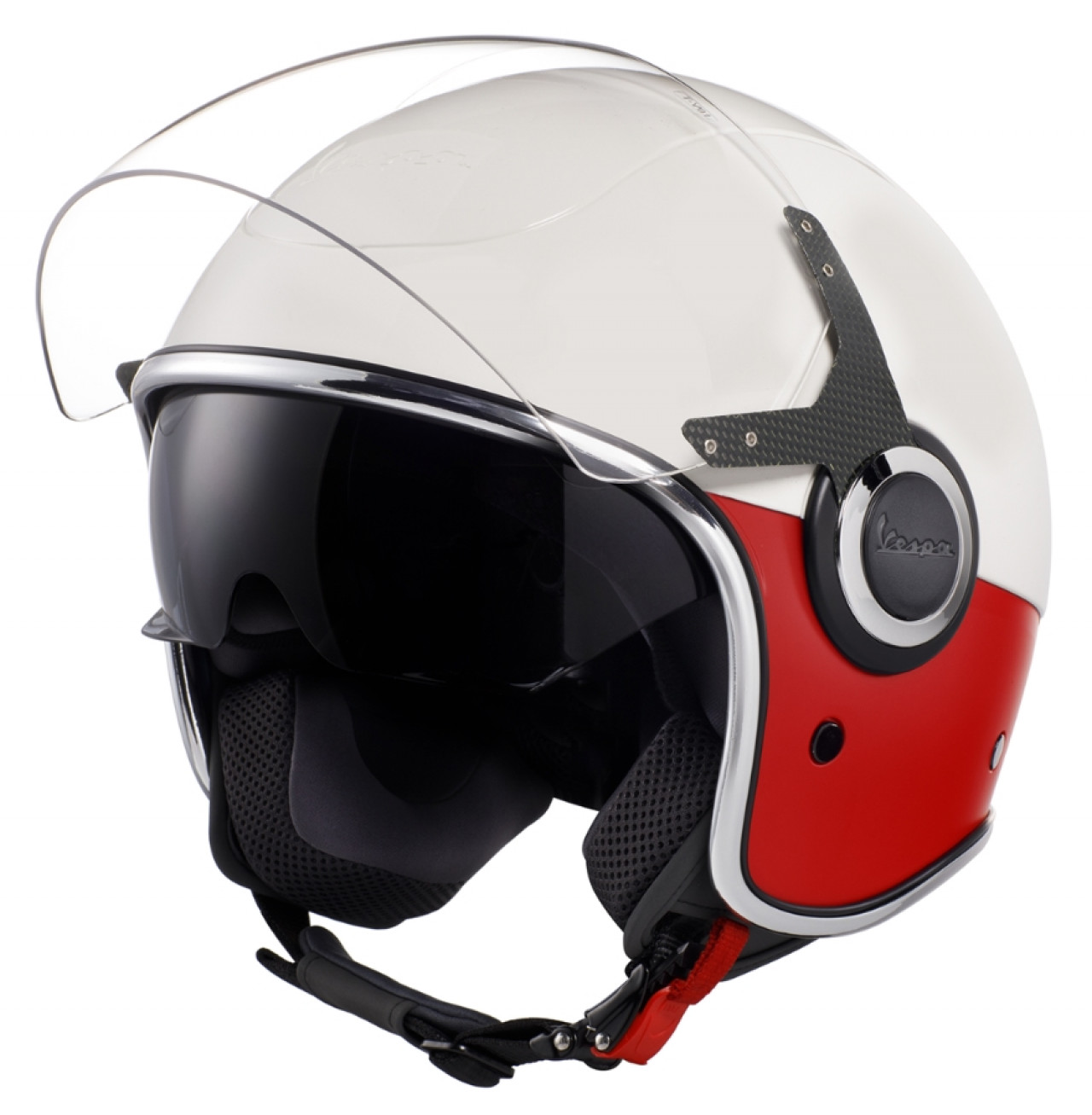 Casco Vespa VJ bianco / rosso