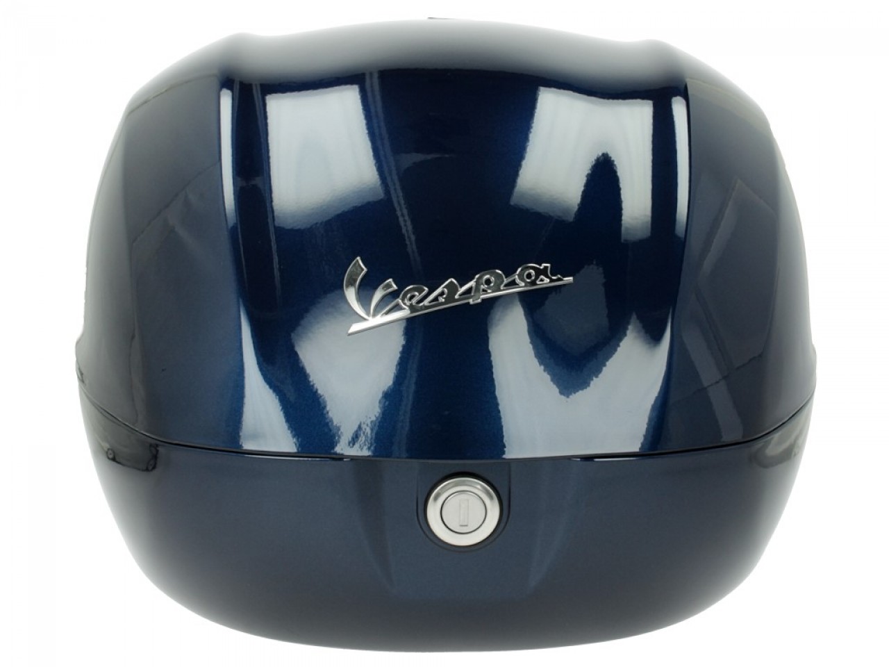 Kit bauletto 32L blu notte (222/A), cuscino posteriore beige per Vespa Sprint / Primavera