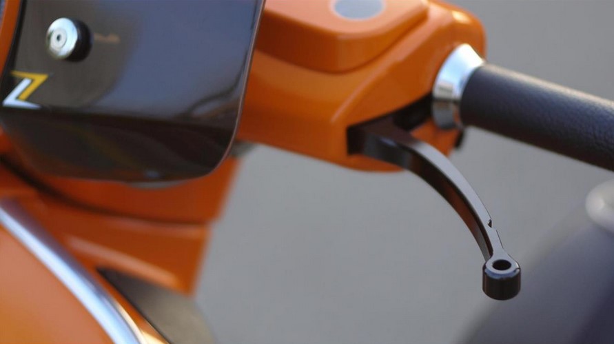 Set leva freno sportivo ZELIONI per Vespa, destra e sinistra, nera