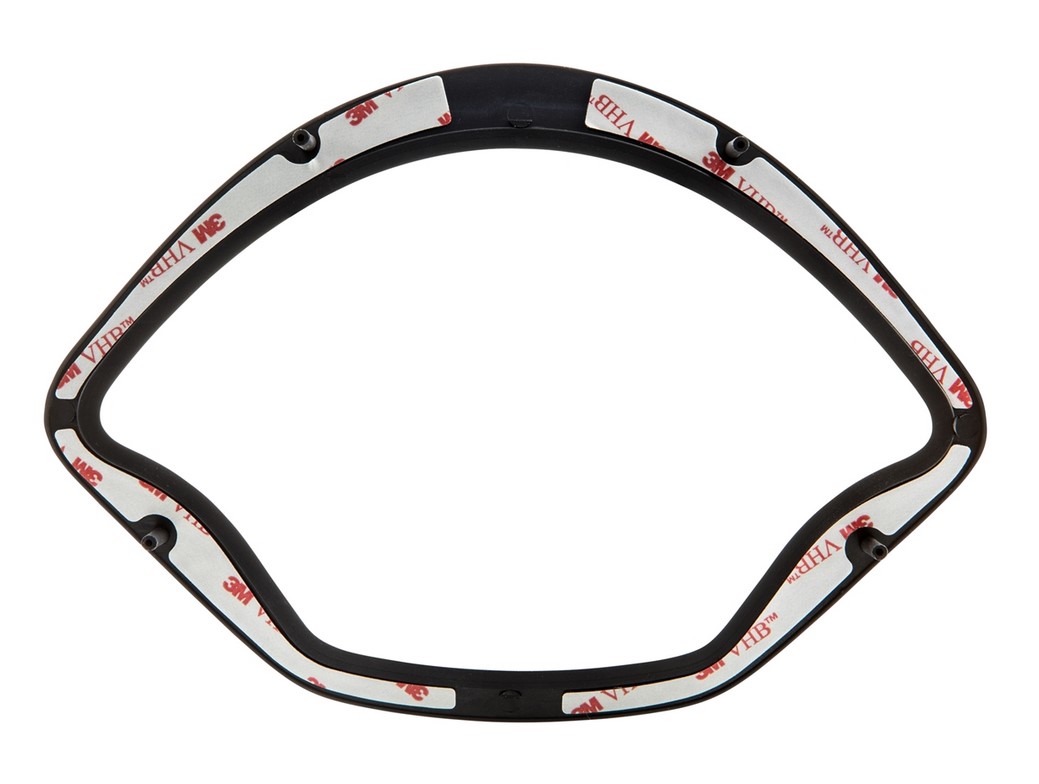 Anello decorativo tachimetro per Vespa GTS/​GTS Super 125-300ccm ('14-), nero opaco