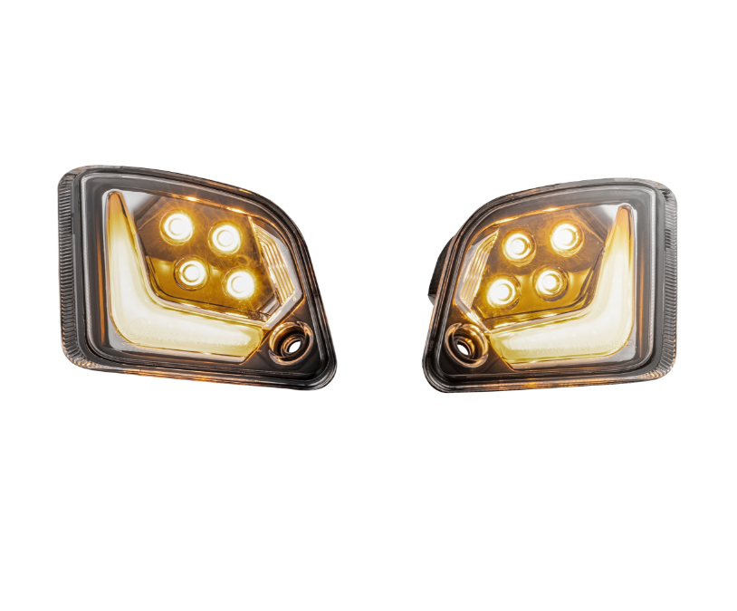 Kit indicatori di direzione anteriori e posteriori per Vespa GTS/GTS Super/GTV 125-300cc, trasparente