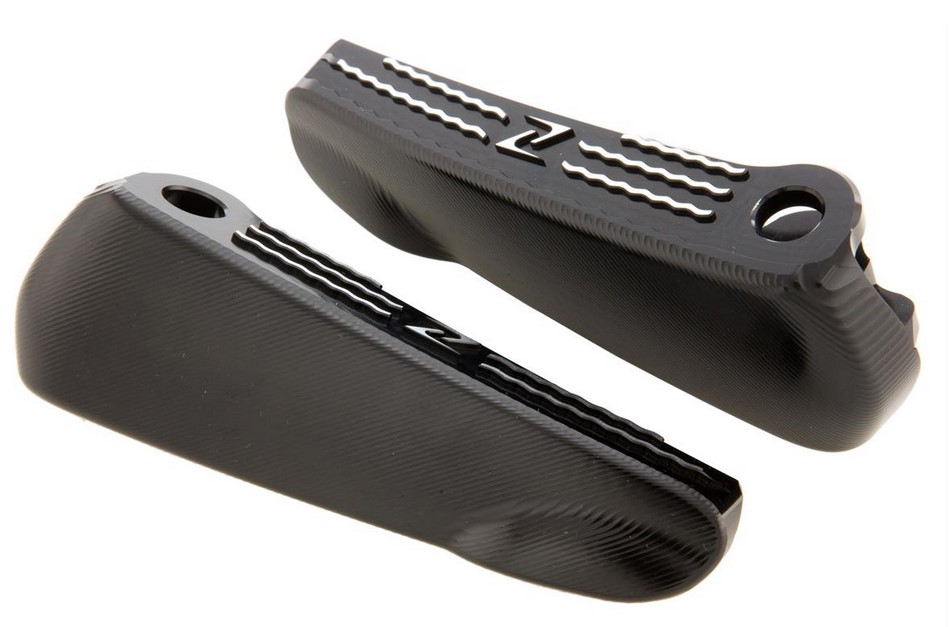 Poggiapiedi, destro e sinistro per Vespa GTS/​GTS Super/​GTV/​GT 60/​GT/​GT L 125-300ccm, nero