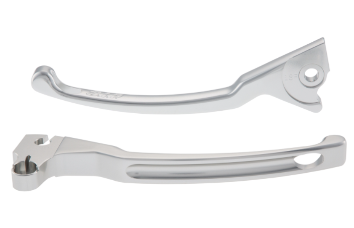Set leva freno sportivo sinistra/destra per Vespa LX/​LXV/​S/​Primavera/​Sprint 50-150ccm, argento