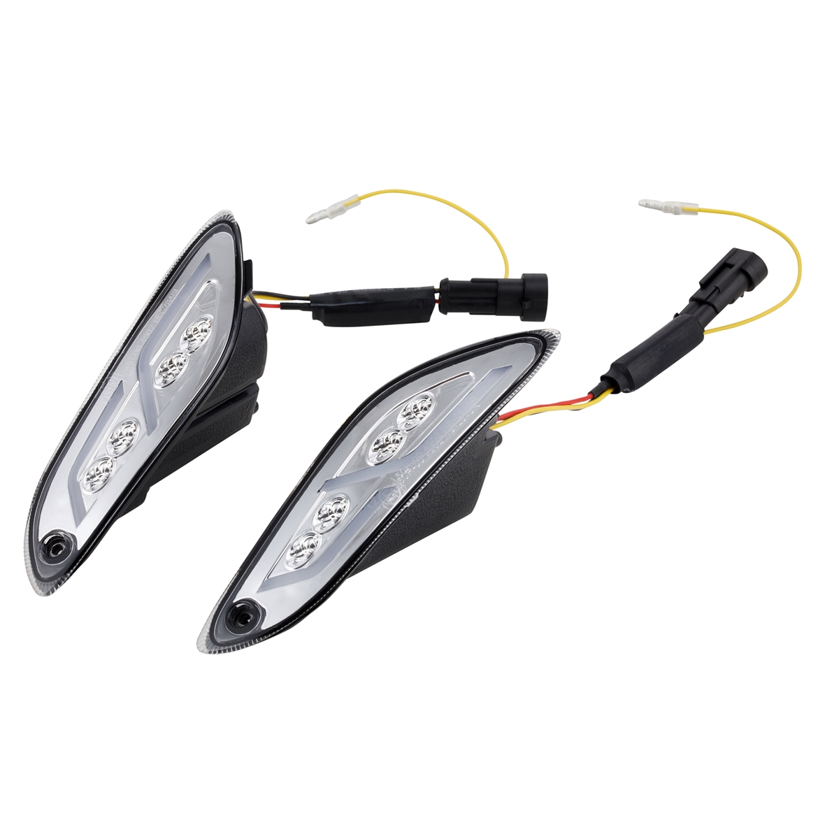 Kit frecce posteriore sinistra/destra LED trasparente per Vespa Primavera /​ Sprint 125-150cc SIP Style
