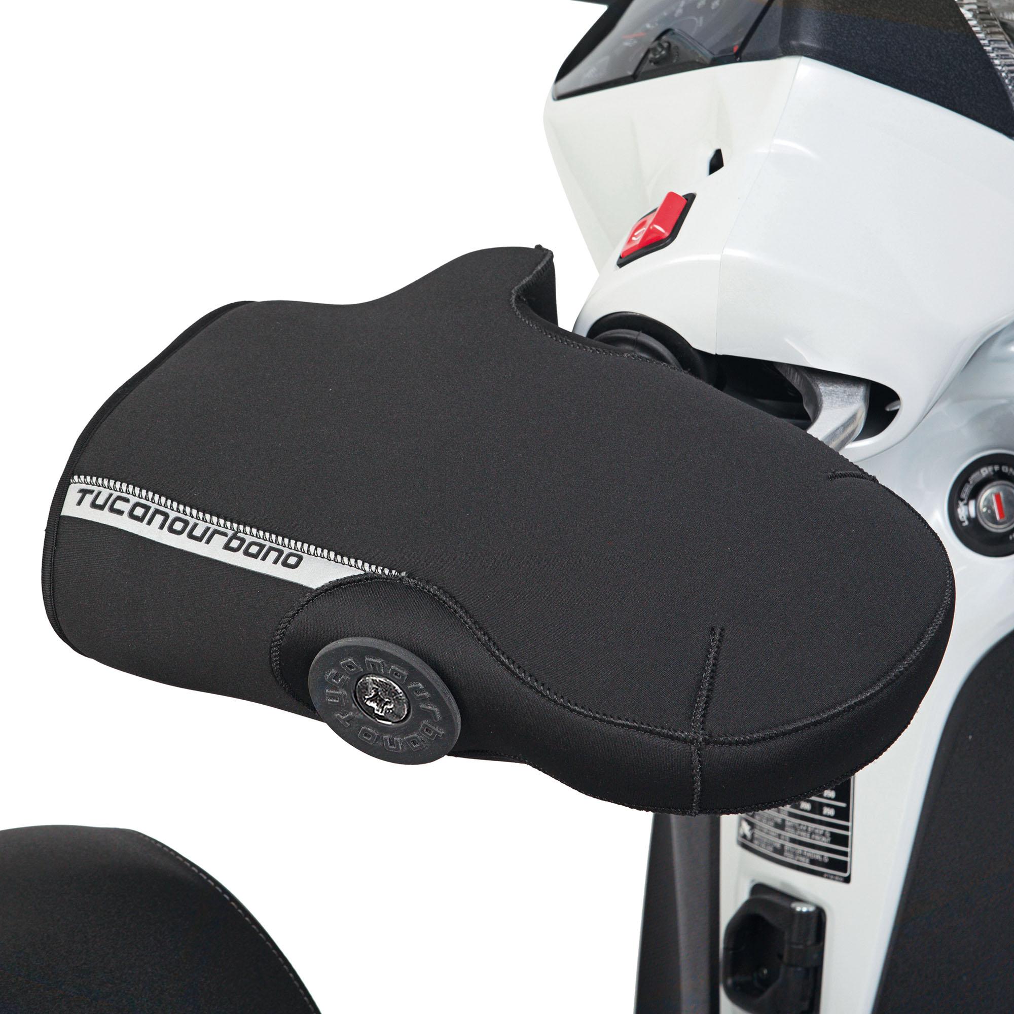 Manicotti manubrio, per Vespa GT / Vespa GTS, con barra di protezione, colore nero Tucano Urbano