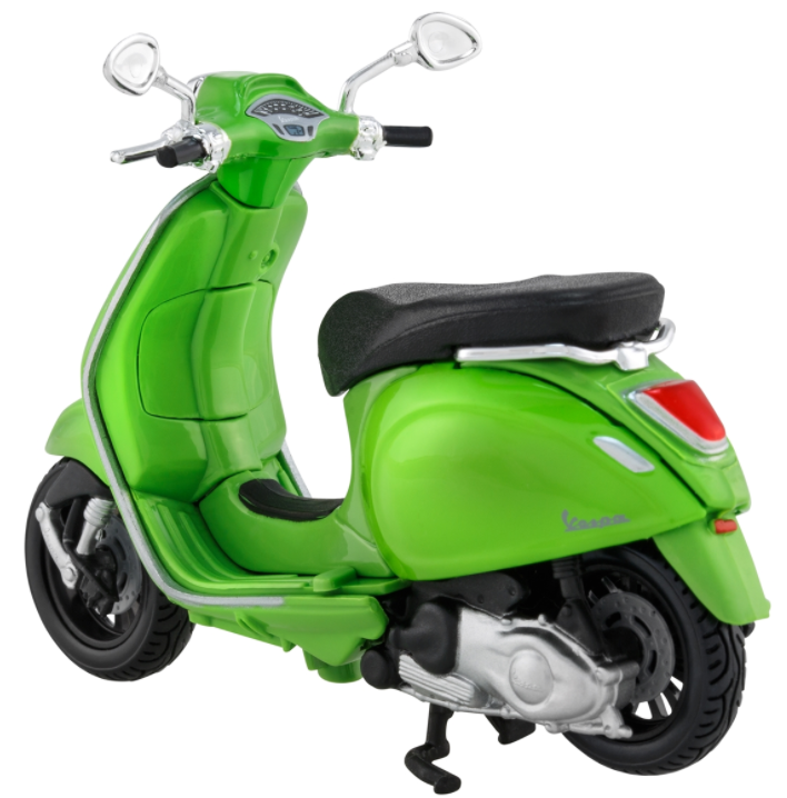 Modello Vespa GTS 300, verde chiaro