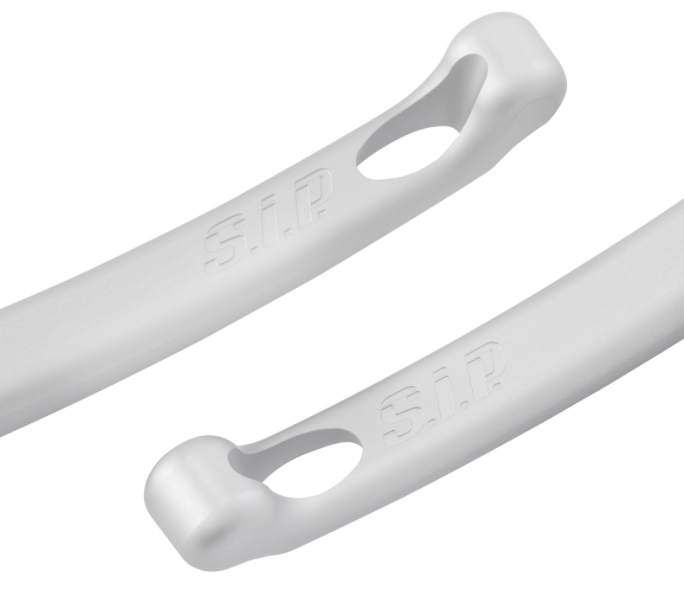 Set leva freno sportivo sinistra/destra per Vespa LX/​LXV/​S/​Primavera/​Sprint 50-150ccm, argento opaco