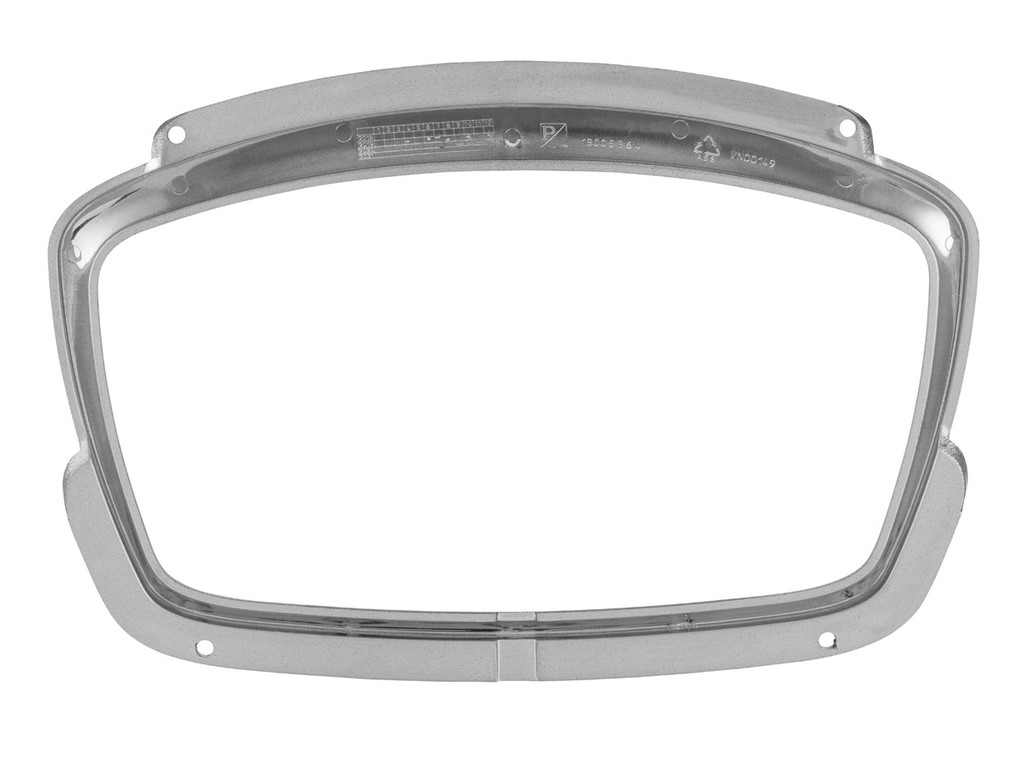 Anello decorativo contachilometri per Vespa GTS Supertech HPE 125/​300 ('19-), nero lucido