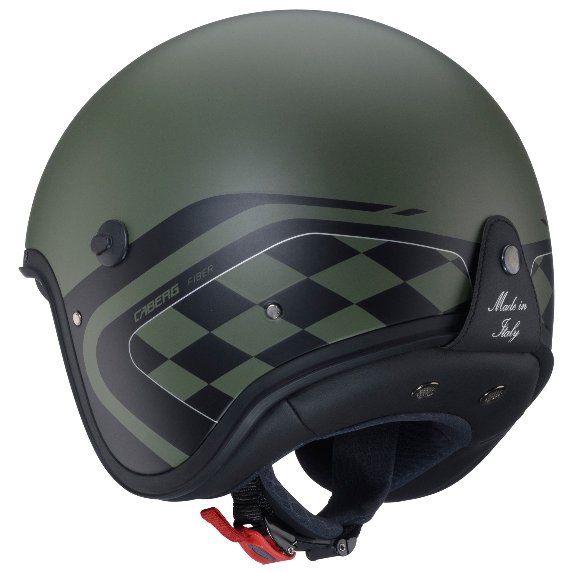 Caberg casco Freeride X Daytona verde opaco/nero-argento