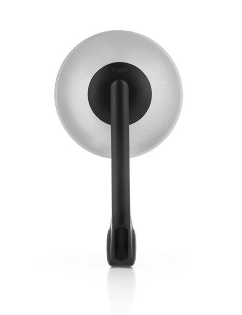 Specchietto da manubrio RIZOMA E-POP per Vespa destra o sinistra, nero/grigio