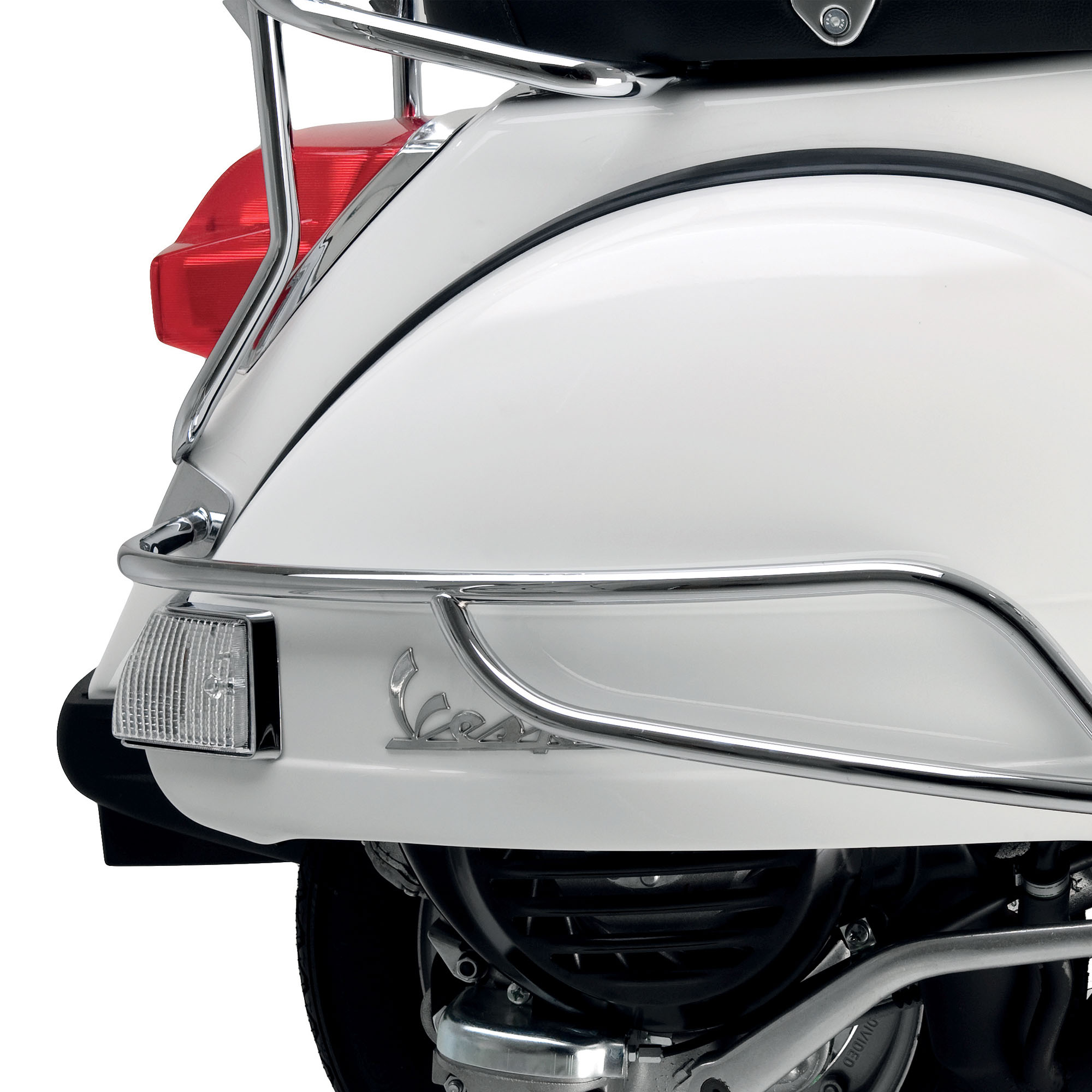 Paramotore posteriore cromato originale Vespa PX