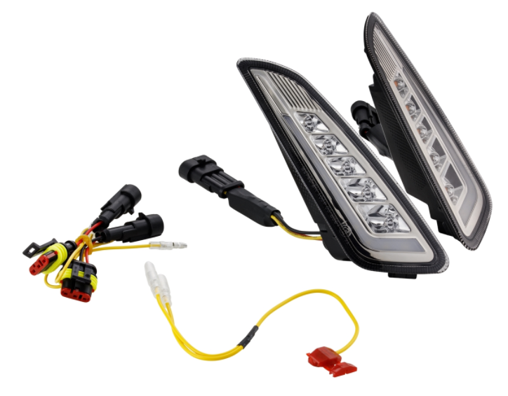Kit frecce anteriori sinistra/destra per Vespa Primavera/​Sprint 50ccm 2T/​4T, colorate