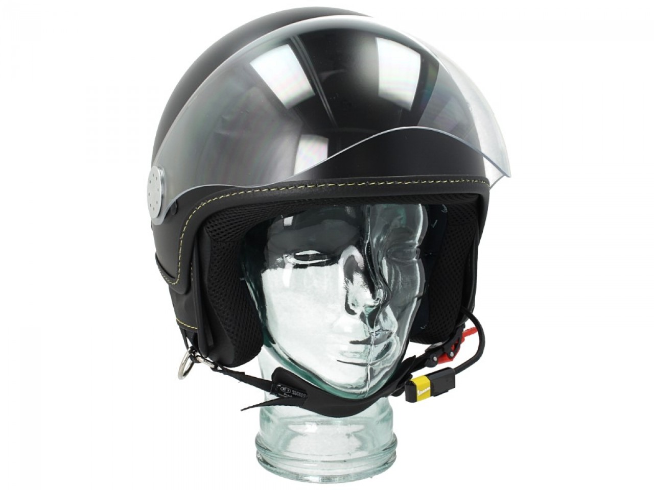 Vespa Jet Casco Visiera 3.0 Bluetooth nero