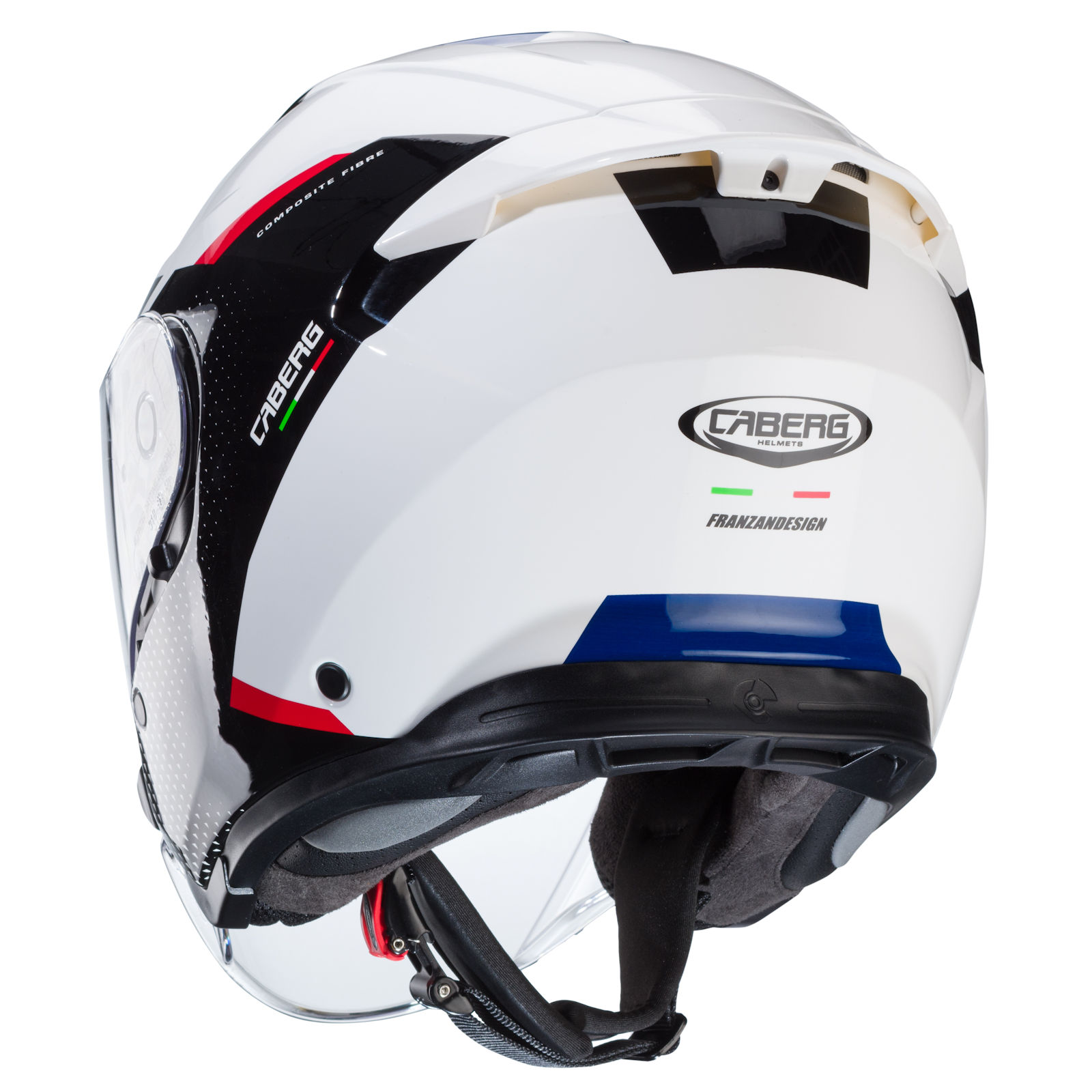 Caberg casco Flyon II Boss bianco/nero-rosso-blu