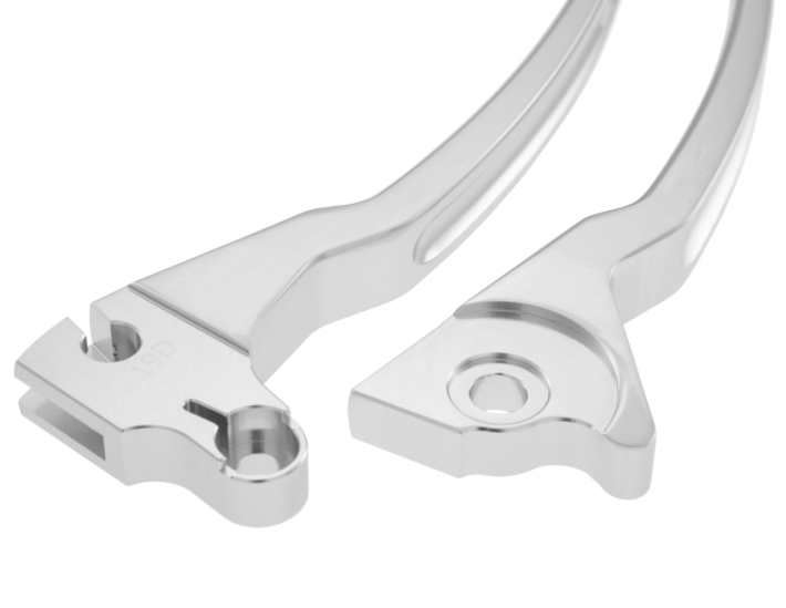 Set leva freno sportivo sinistra/destra per Vespa LX/​LXV/​S/​Primavera/​Sprint 50-150ccm, argento
