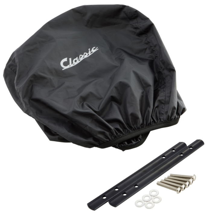 Portapacchi classico per Vespa, marrone