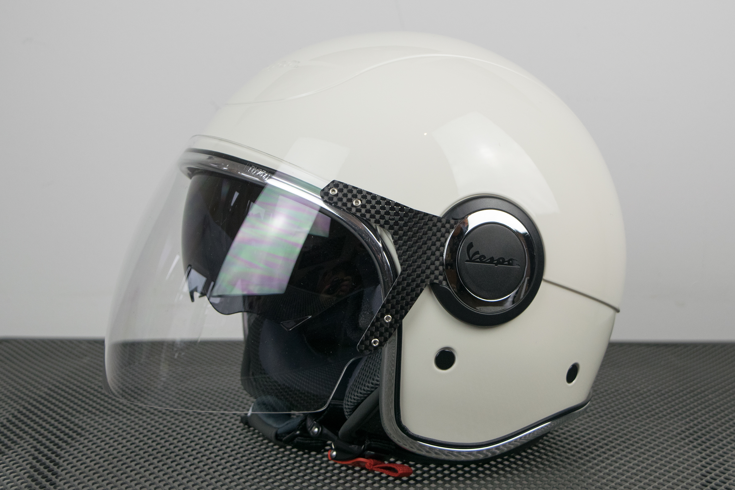 Casco Vespa Jet VJ bianco