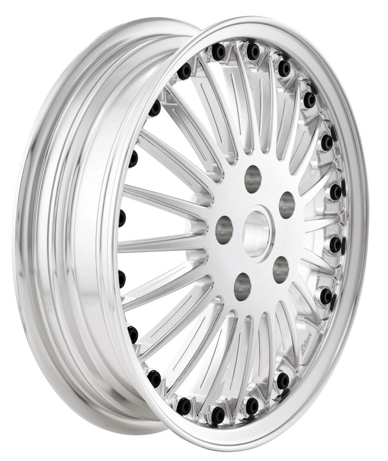 Cerchio Sport Classic anteriore/posteriore Vespa GTS/​GTS Super/​GTV/​GT/​946 125-300ccm, argento