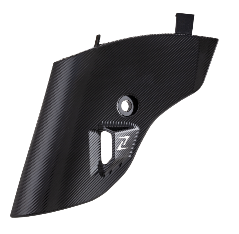 Carenatura forcella ZELIONI per Vespa Primavera/Sprint/Elettrica 50-150ccm, anodizzata nera