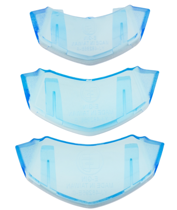 Inserto a cascata blu trasparente per Vespa Primavera/​Sprint 50-150ccm ('18-)
