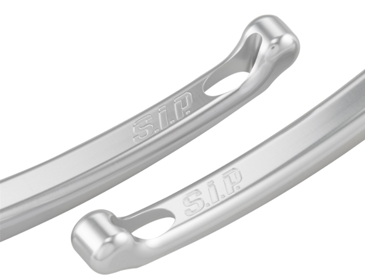 Set leva freno sportivo sinistra/destra per Vespa LX/​LXV/​S/​Primavera/​Sprint 50-150ccm, argento
