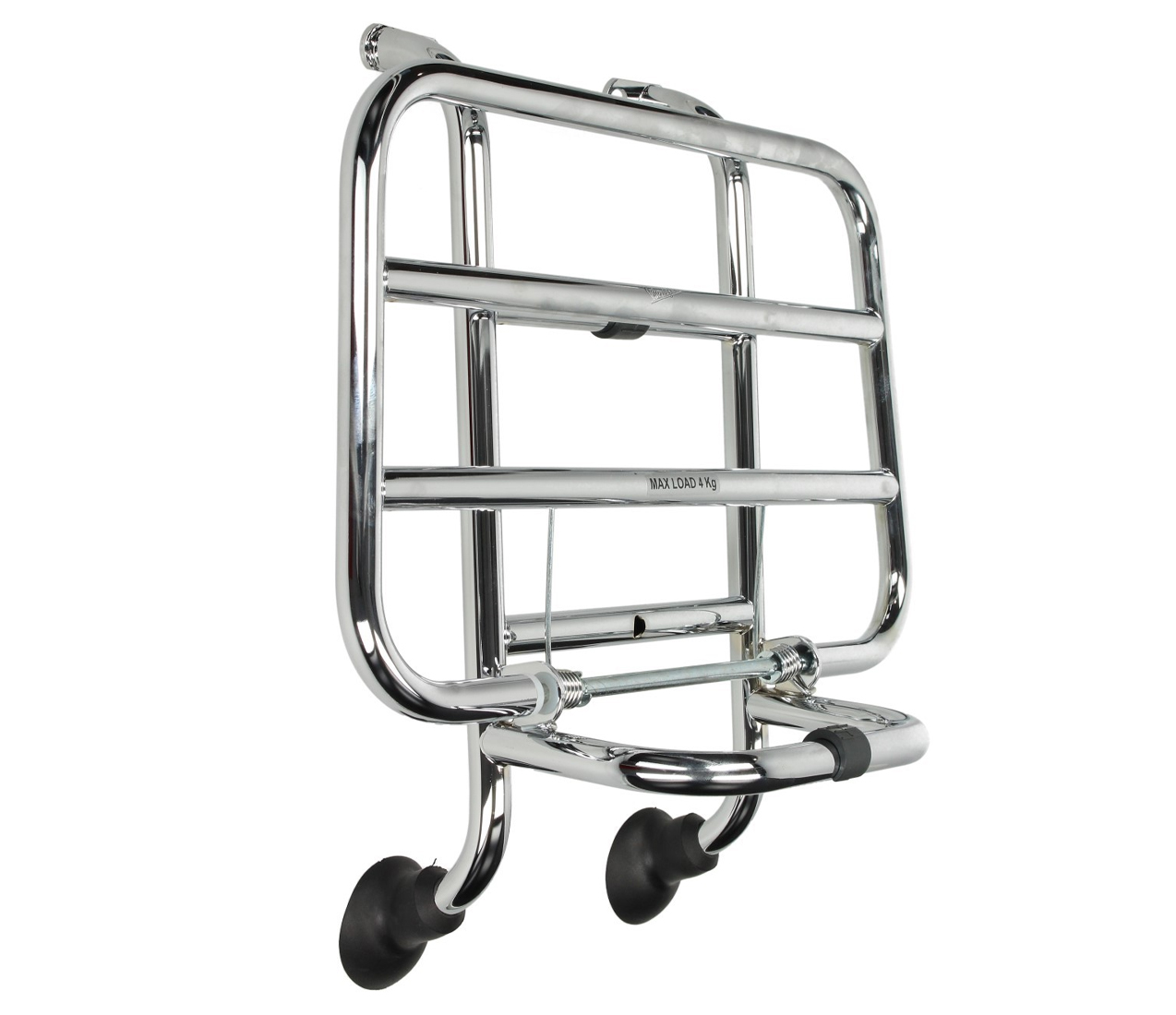 Portapacchi anteriore pieghevole originale cromato Vespa LX