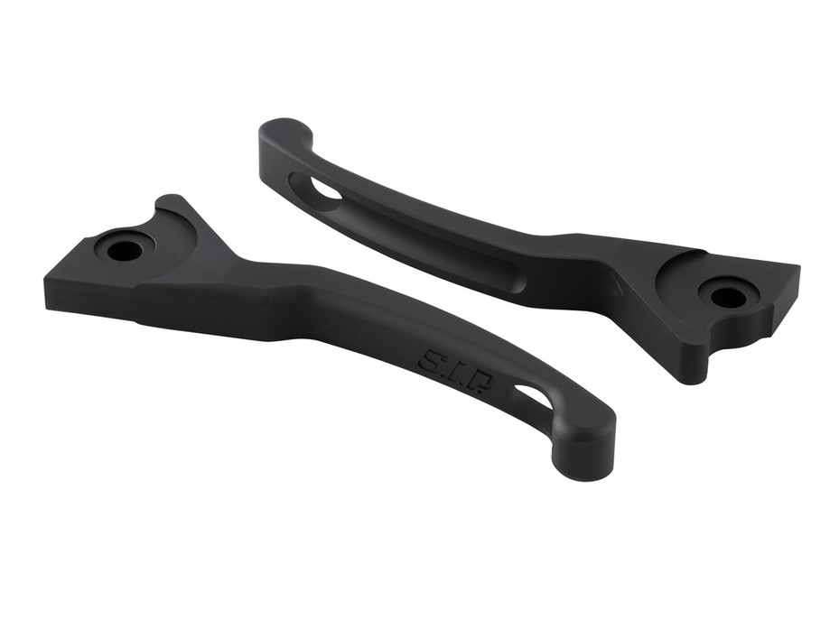 Set leve freno sportive Shorty per Vespa, destra e sinistra, nero opaco