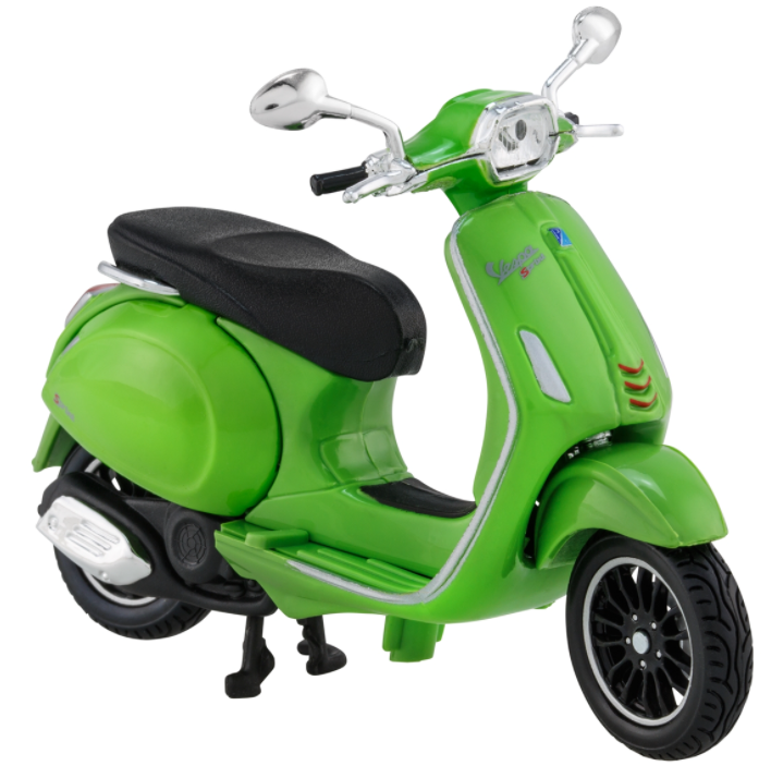 Modello Vespa GTS 300, verde chiaro