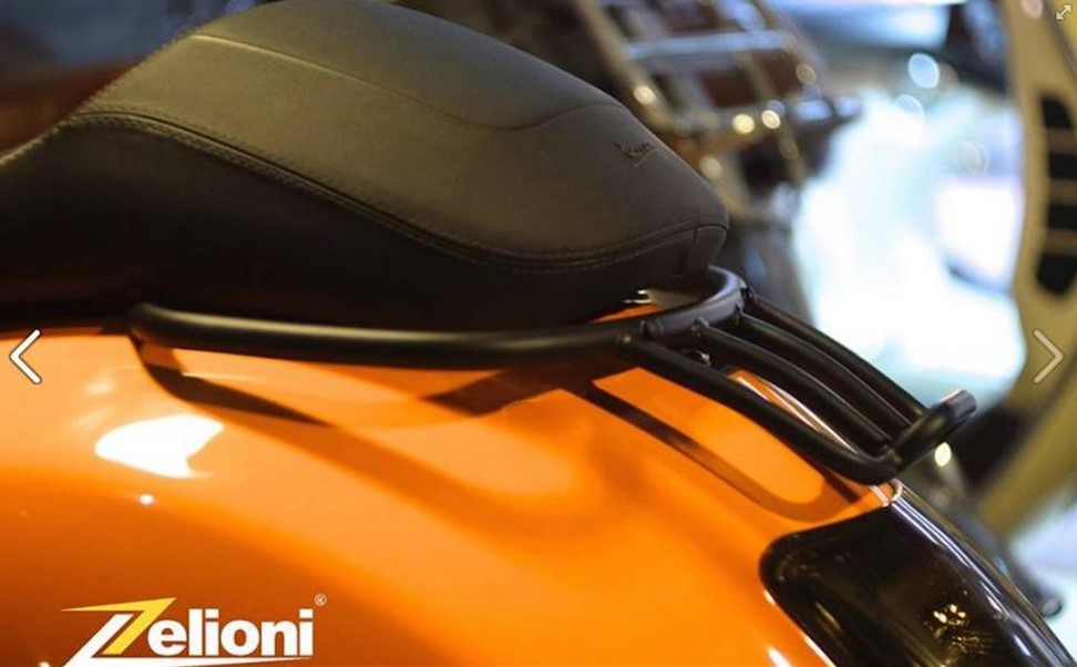 Portapacchi posteriore per Vespa GTS/​GTS Super/​GTV/​GT 60/​GT L 125-300ccm 4T LC, nero