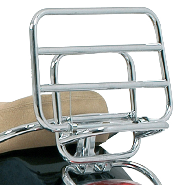Portapacchi posteriore pieghevole originale Vespa cromato Vespa LX/S