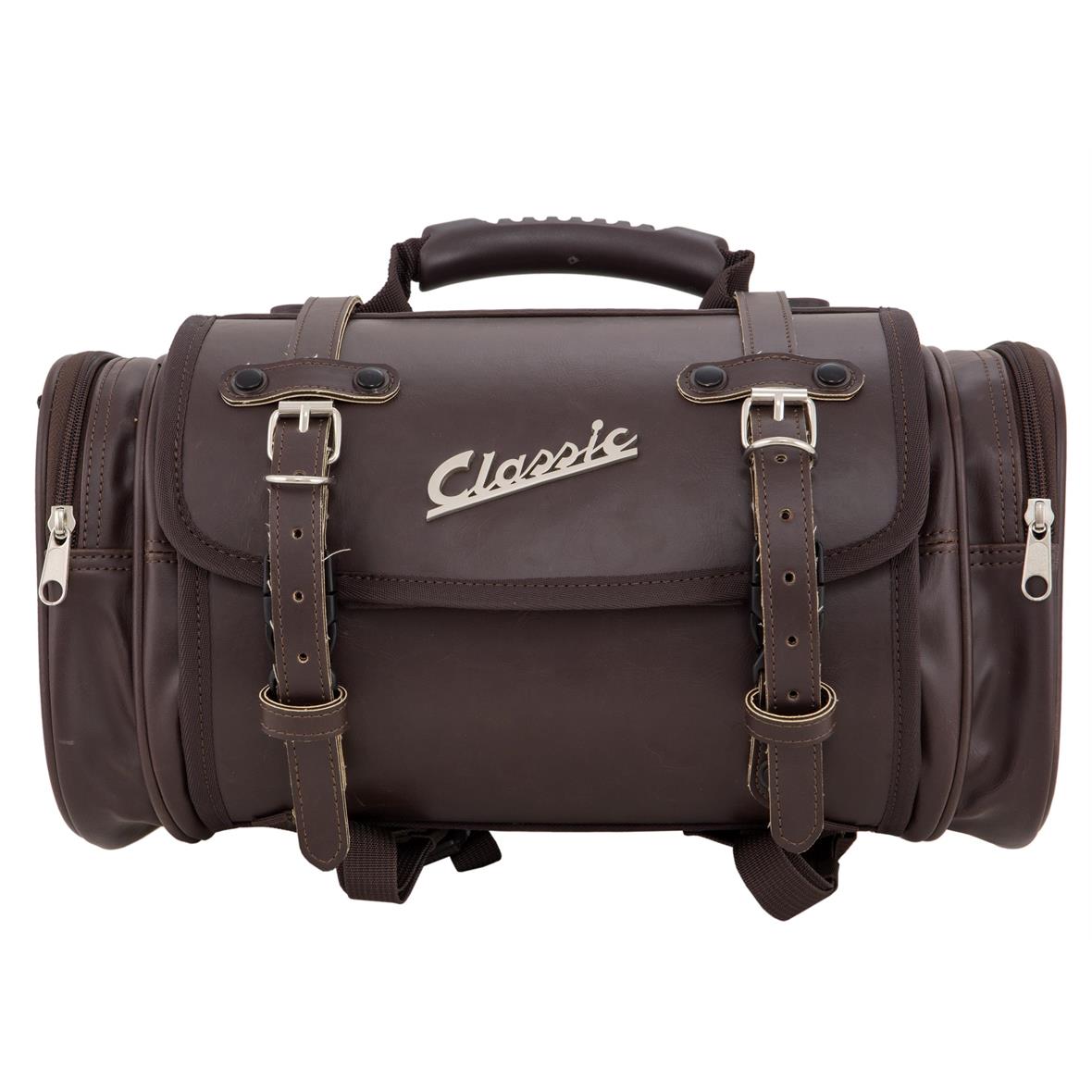 Borsa "Classic" piccola per Vespa - testa di moro, similpelle