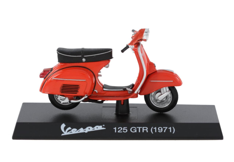 Modello Vespa 125 GTR (1968), rosso