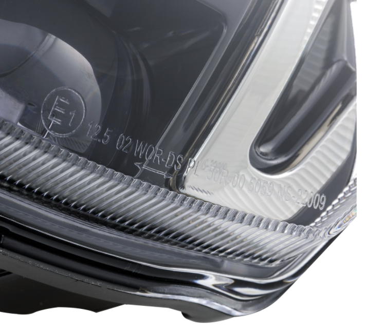 Faro anteriore LED "Black Edition" per Vespa Sprint 50-150ccm 2T/​4T ('13-'18)