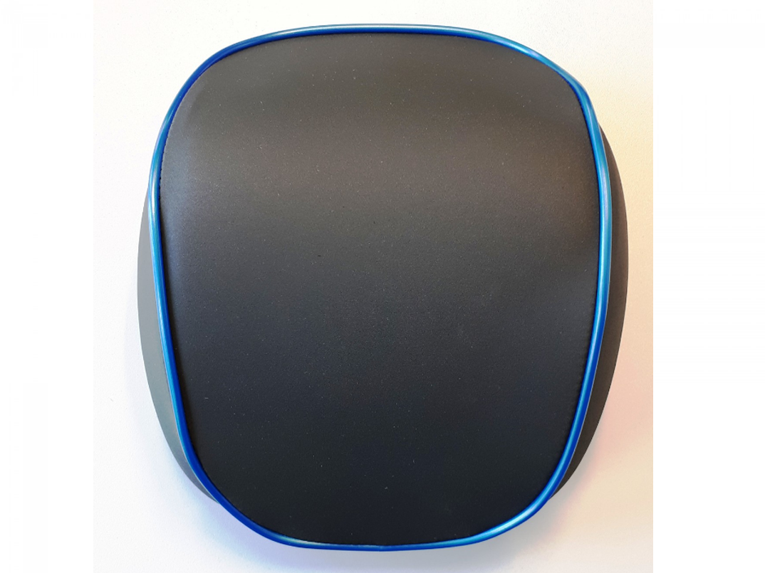 Schienale originale per bauletto Vespa Elettrica blu/blu