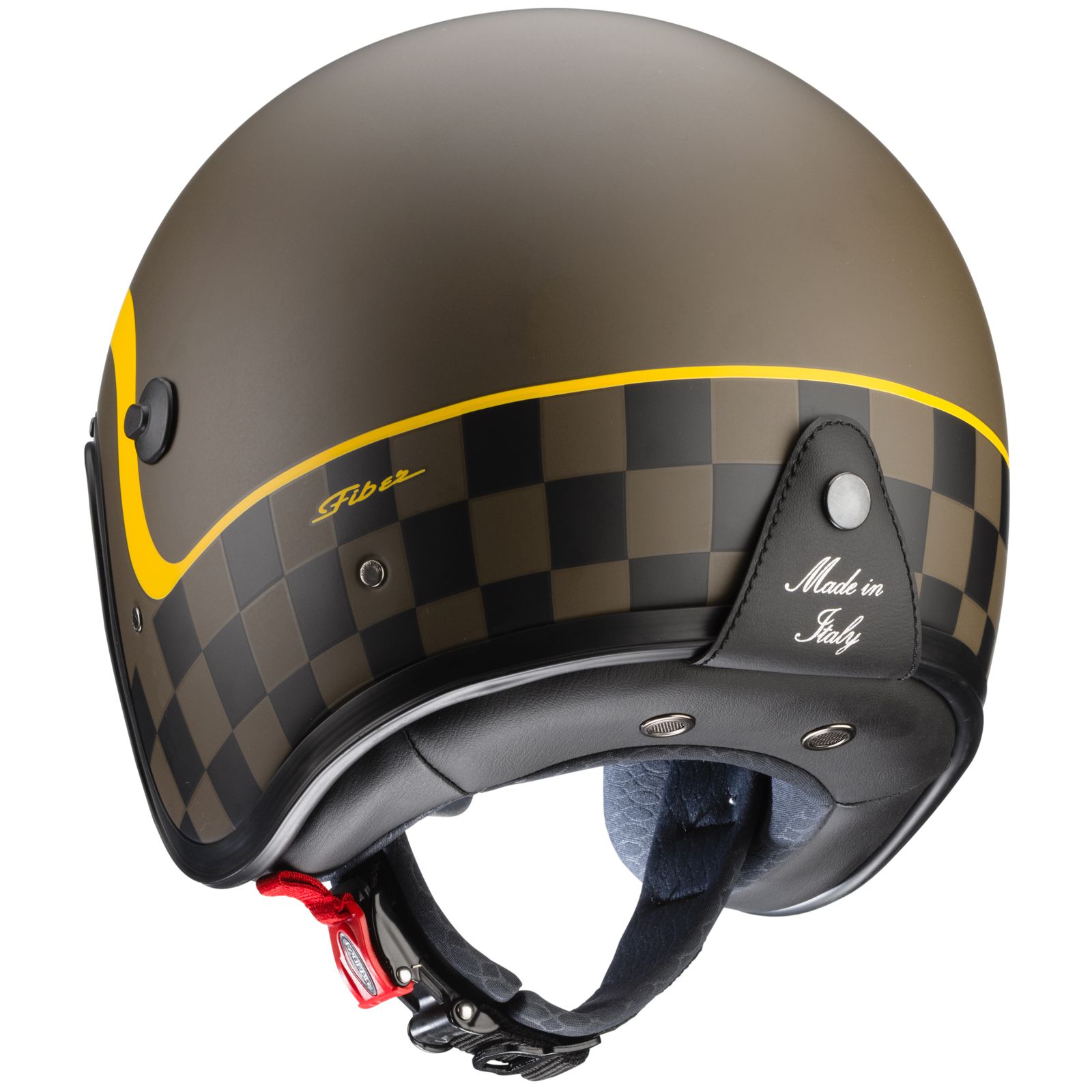 Casco Caberg Freeride Formula, marrone opaco/giallo senape