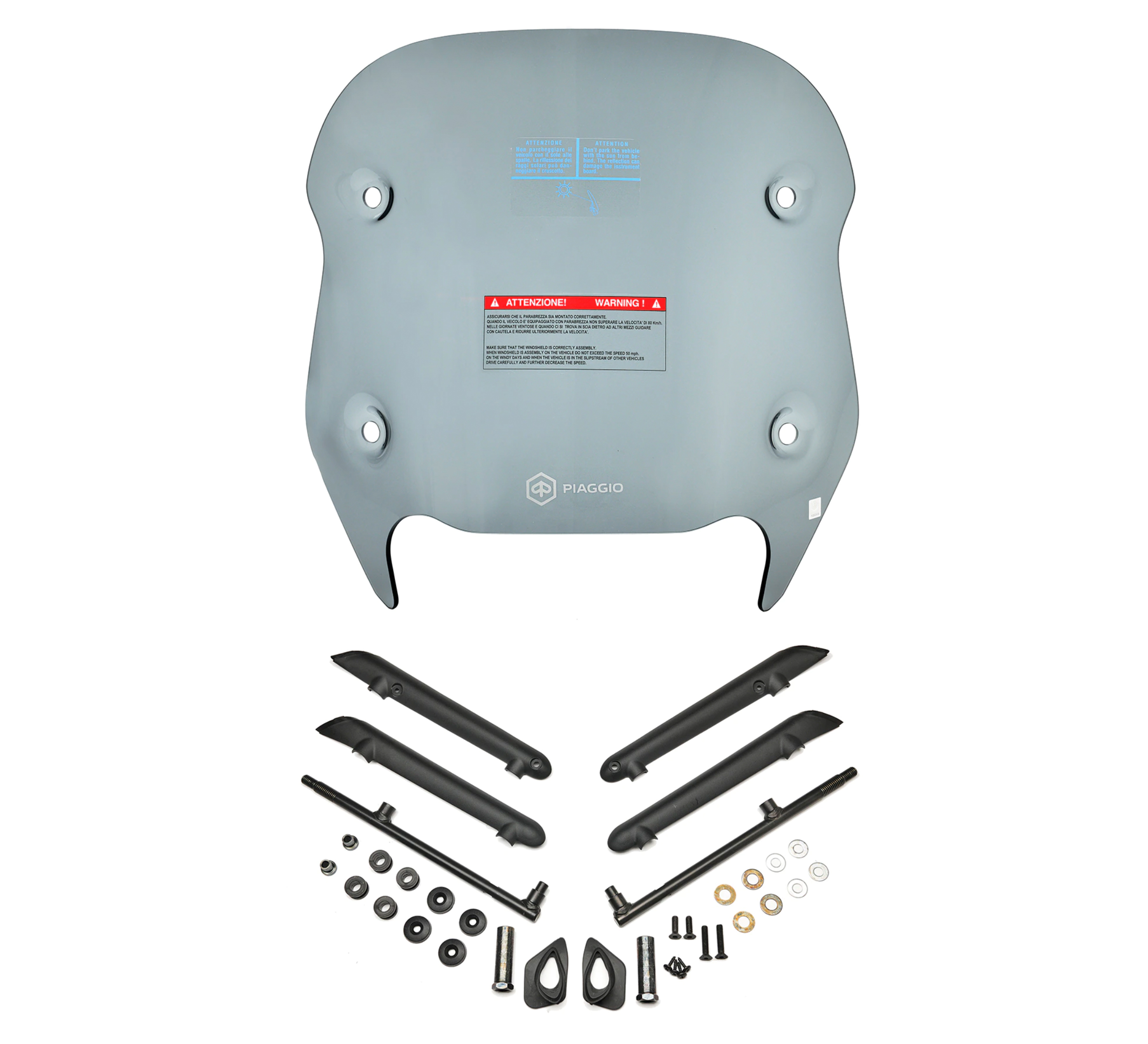 Flyscreen oscurato per Beverly HPE Original Piaggio