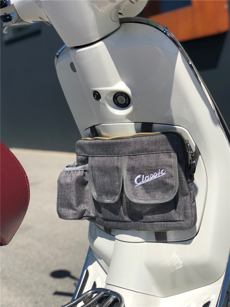 Borsa "Classic" per bagagliaio/portaoggetti Vespa - grigia, nylon