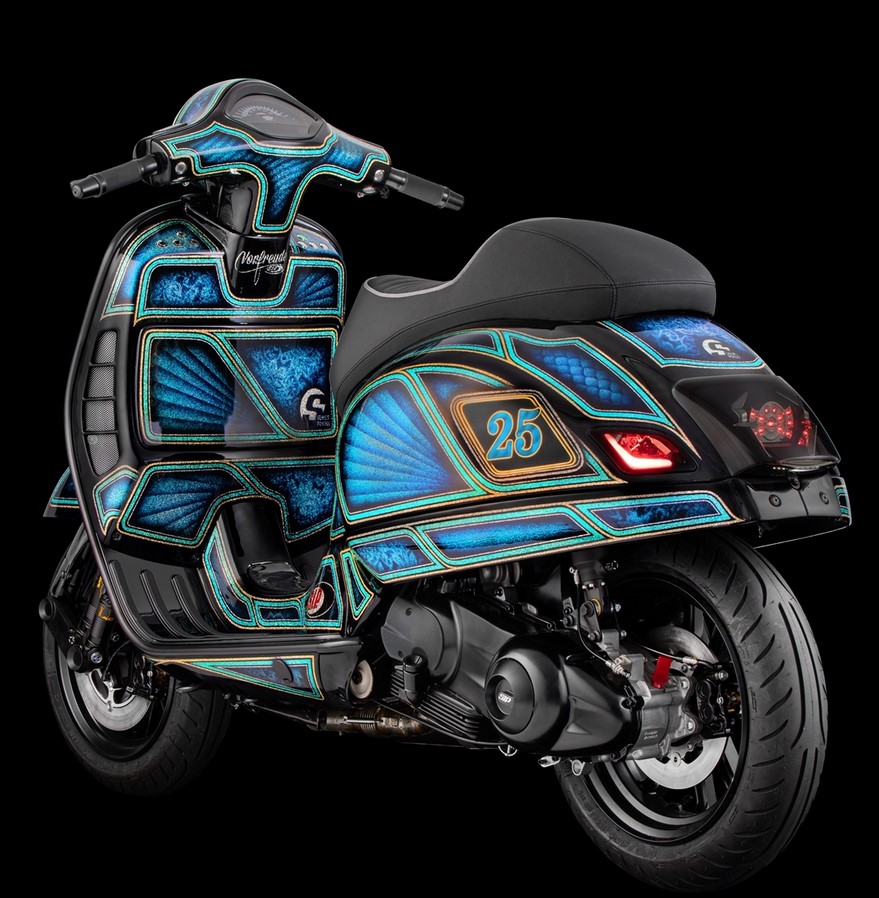 Cover Vario cover per Vespa, nero opaco