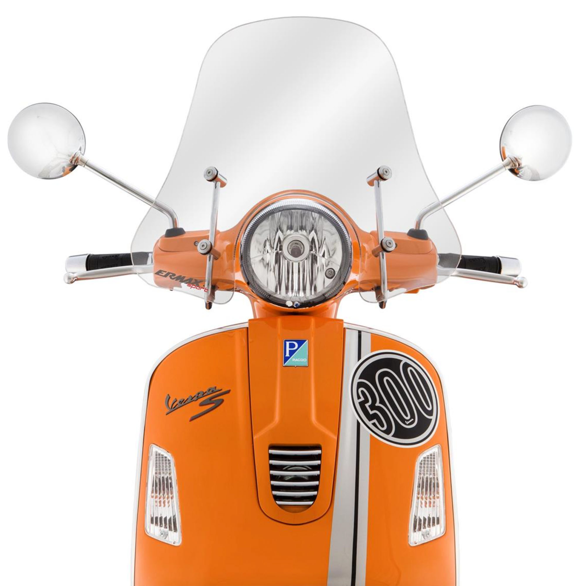Cupolino Sportivo per Vespa GTS/​GTS Super/​​GT/​GT L 125-300ccm, mezza altezza, trasparente