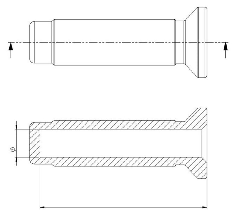 Manopole RIZOMA Urlo RS Ø 22/24 mm L 128 mm per Vespa GTS/GTS Super/GTV, anodizzate argento
