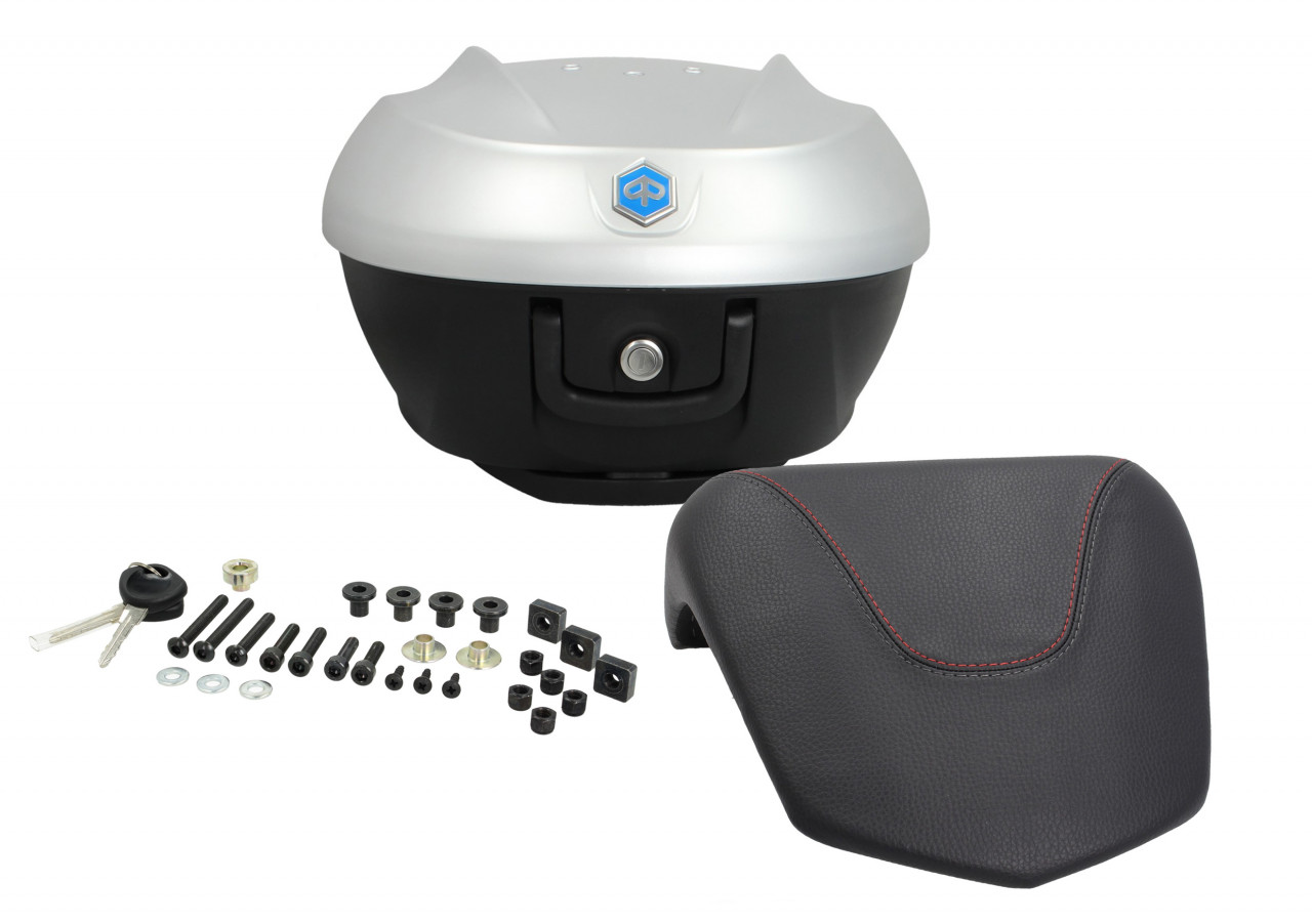 Bauletto 36L per Beverly Sport Originale Piaggio - ARGENTO COMETA 760/B