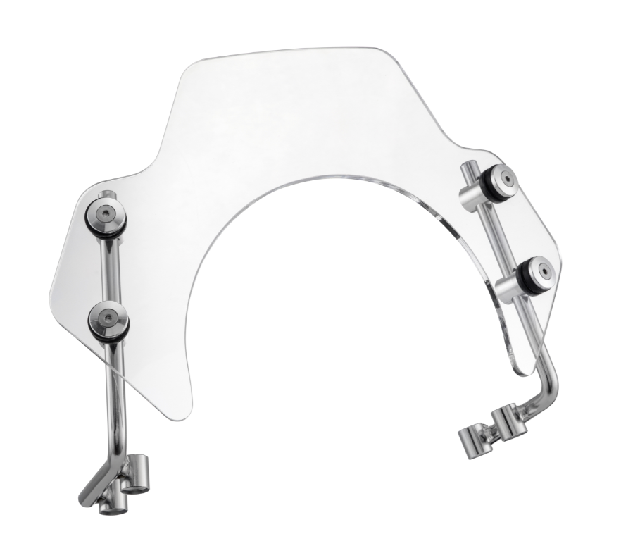 Zanzariera per Vespa PX 80-200ccm, supporti argento, trasparenti