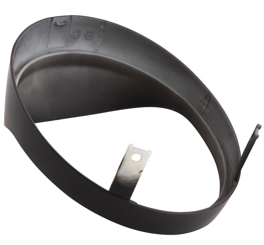Anello faro per Vespa GTS/​GTS Super HPE 125/​300 ('19-), nero opaco